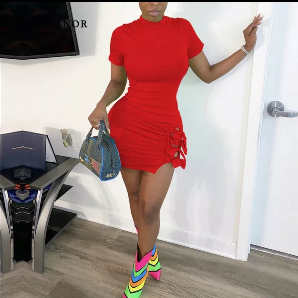 Sleeve Bodycon Mini - Picture 4 of 4